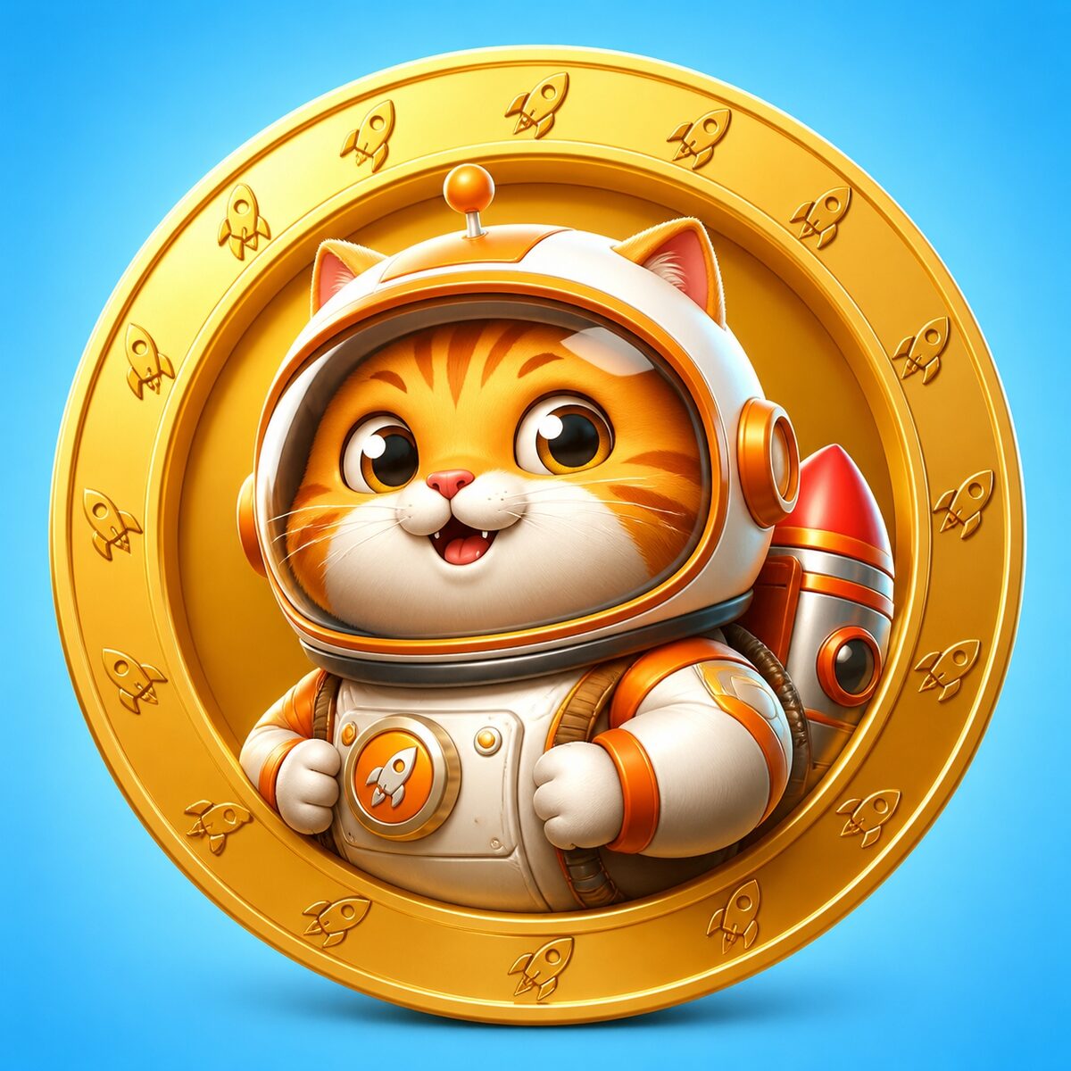 RocketCat hero artwork